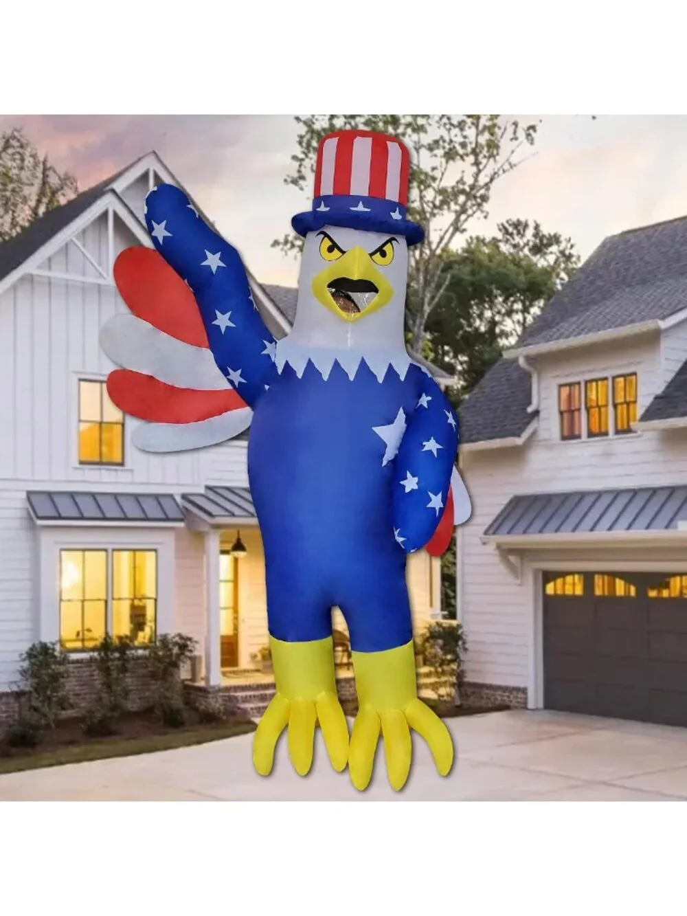 Inflatable Bald Eagle Costume for Adults - Fun Riding Eagle Suit, Medium Size